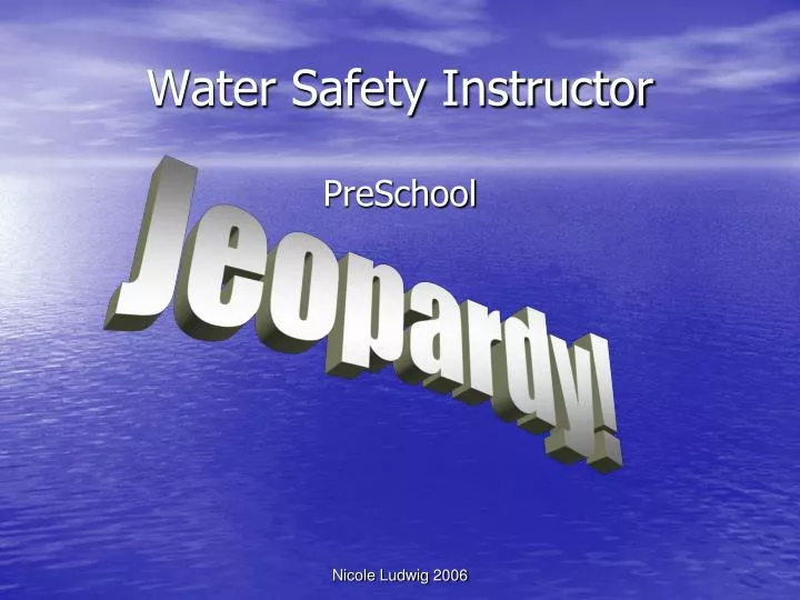 water safety instructor