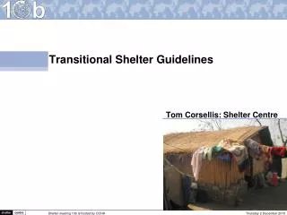 Transitional Shelter Guidelines