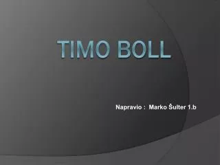 napravio marko ulter 1 b