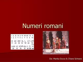 numeri romani