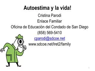 autoestima y la vida