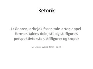 retorik