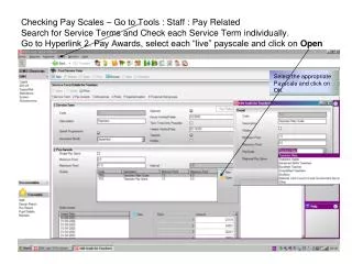 Select the appropriate Payscale and click on OK