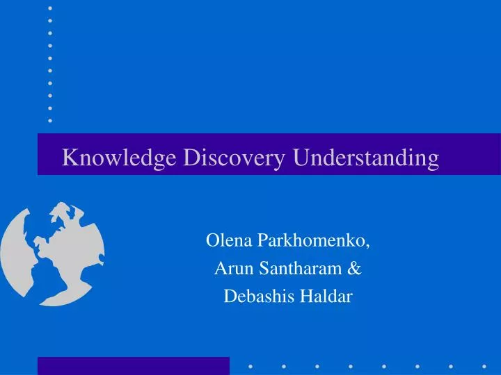 knowledge discovery understanding