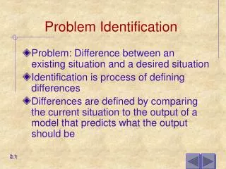 Problem Identification