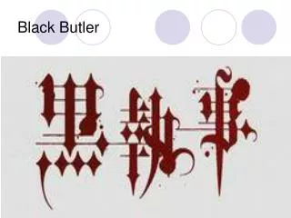 black butler