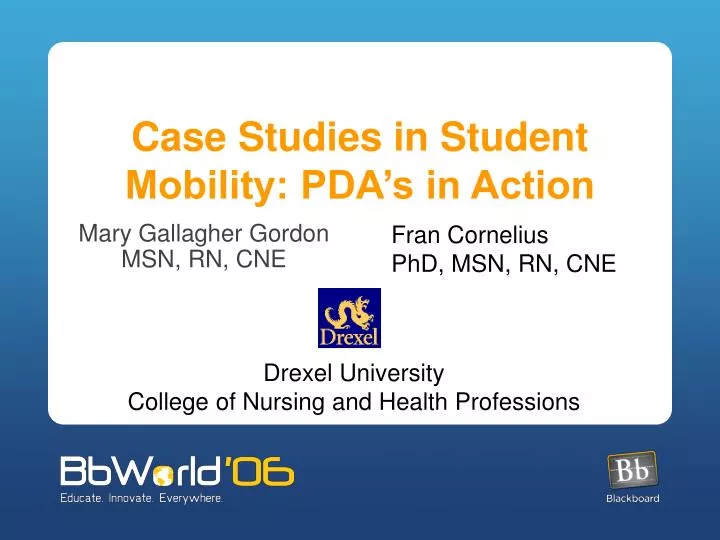 case studies in student mobility pda s in action