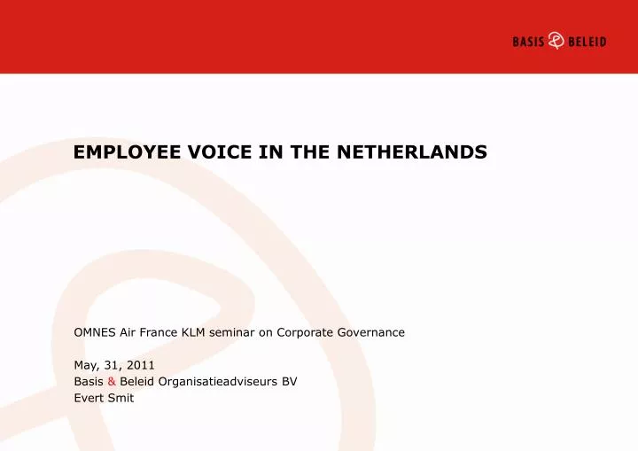 employee voice in the netherlands