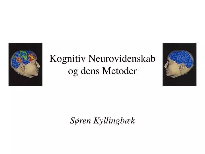 kognitiv neurovidenskab og dens metoder