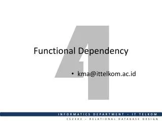 Functional Dependency