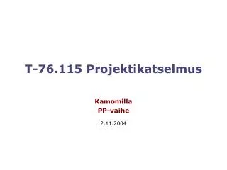 t 76 115 projektikatselmus