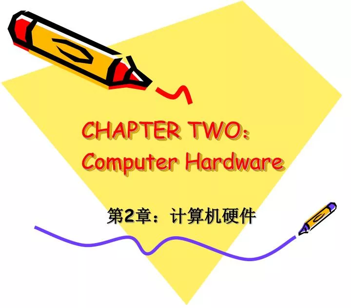 chapter two computer hardware