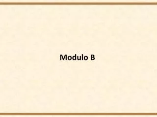 modulo b
