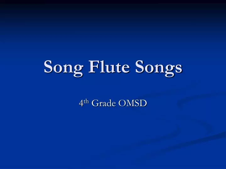 song flute songs