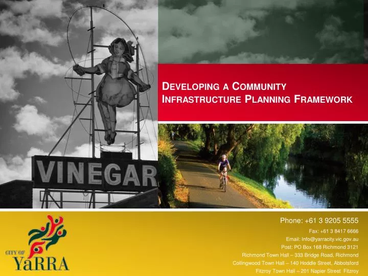 developing a community infrastructure planning framework