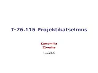 t 76 115 projektikatselmus