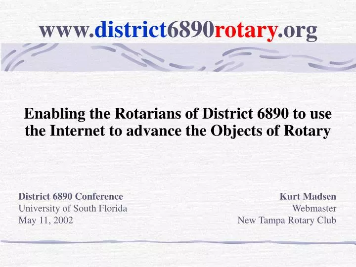 www district 6890 rotary org