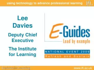 using technology to advance professional learning