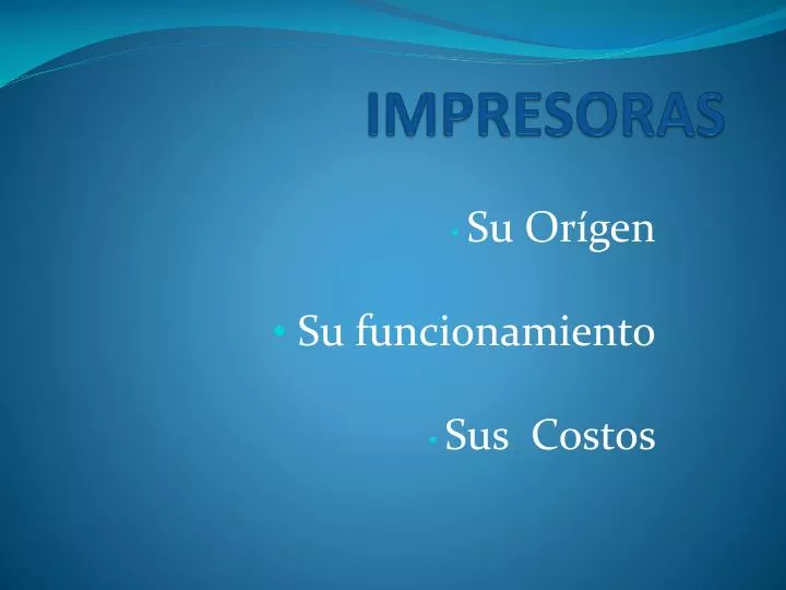 impresoras