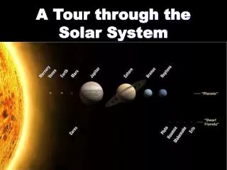 A Tour through the Solar System