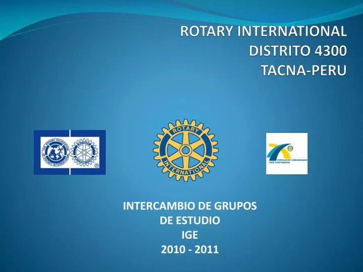 rotary international distrito 4300 tacna peru