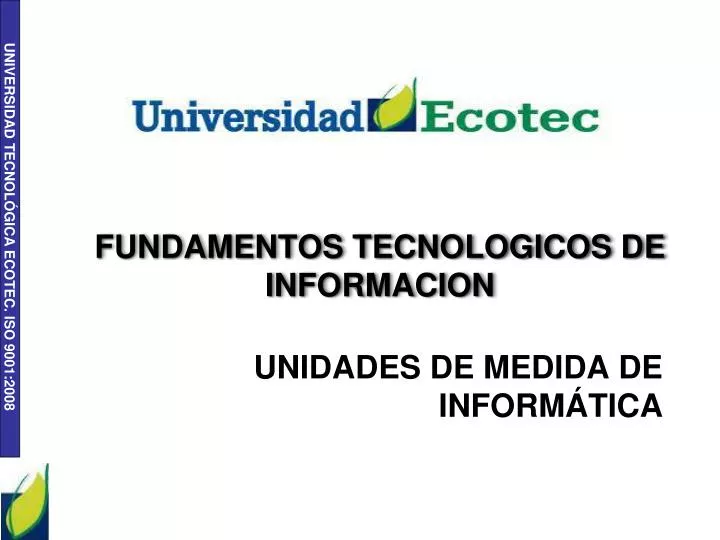 fundamentos tecnologicos de informacion