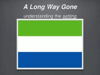 a long way gone