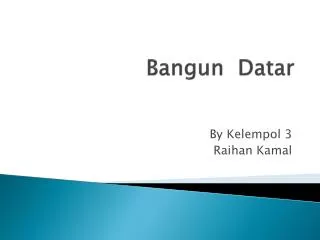 bangun datar