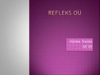 refleks o