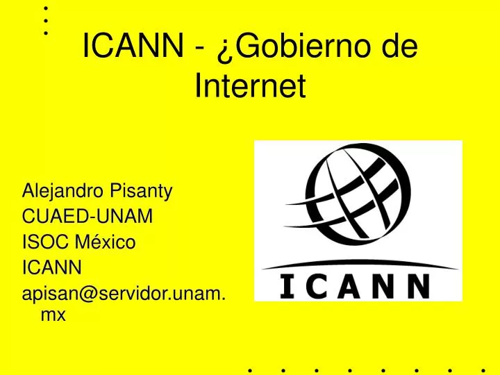 icann gobierno de internet