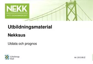 nekksus utdata och prognos
