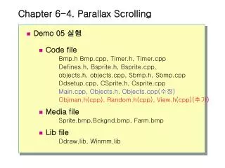 Chapter 6-4. Parallax Scrolling