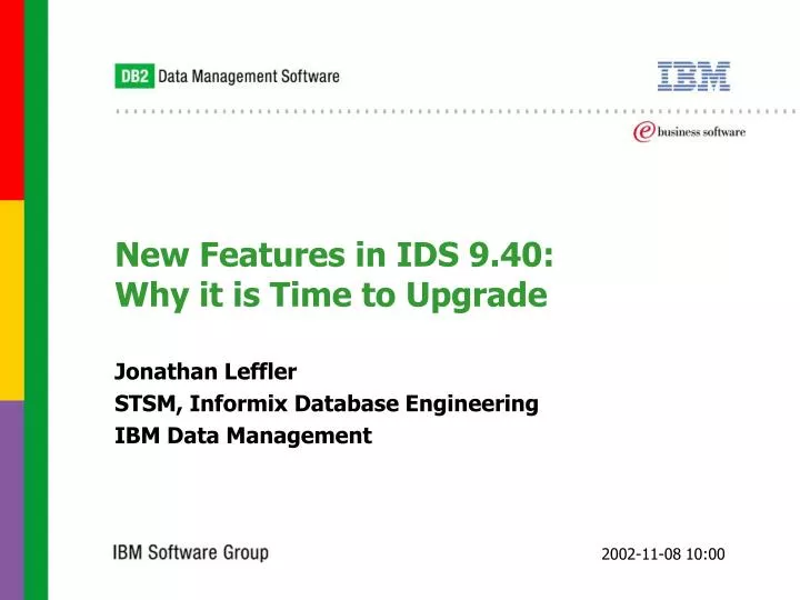 new features in ids 9 40 why it is time to upgrade