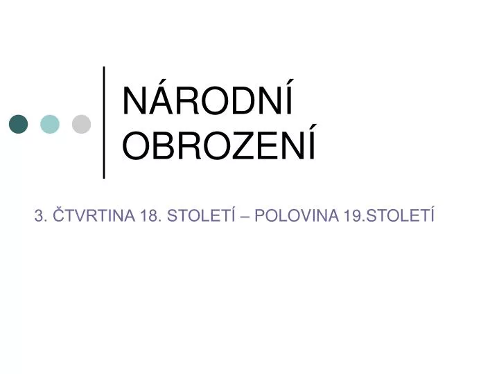 n rodn obrozen