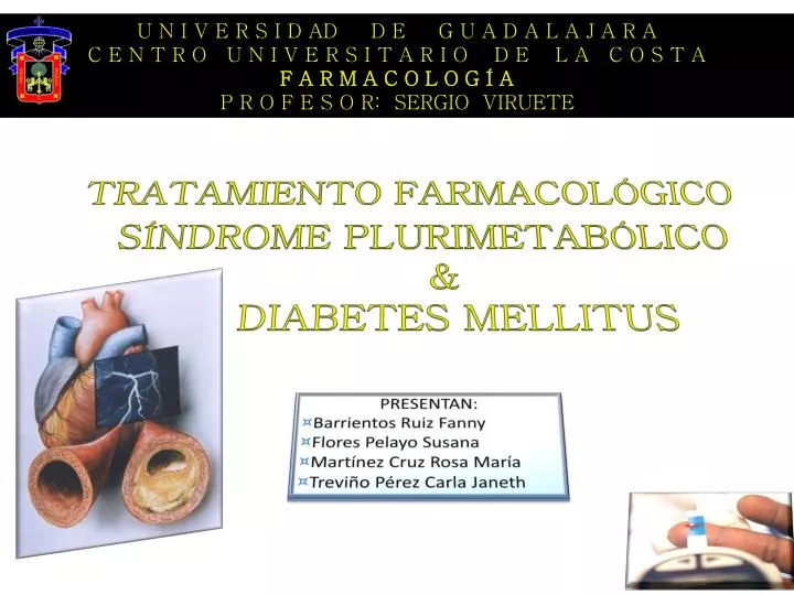 tratamiento farmacol gico s ndrome plurimetab lico diabetes mellitus