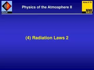 (4) Radiation Laws 2