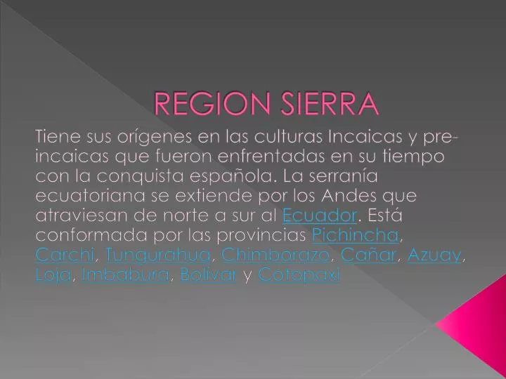region sierra