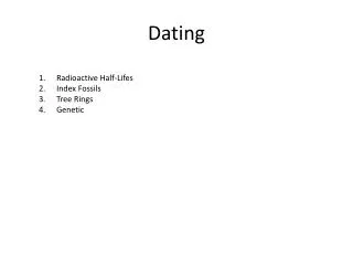 Dating