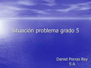 situaci n problema grado 5