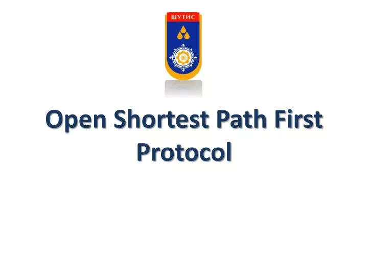 open shortest path first protocol
