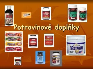 potravinov dopl ky
