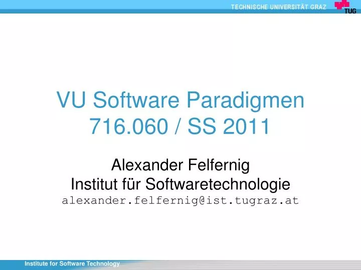 vu software paradigmen 716 060 ss 2011
