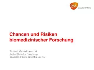 chancen und risiken biomedizinischer forschung