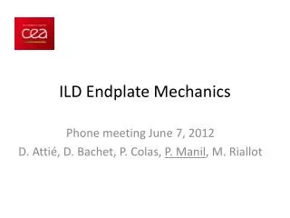 ILD Endplate Mechanics