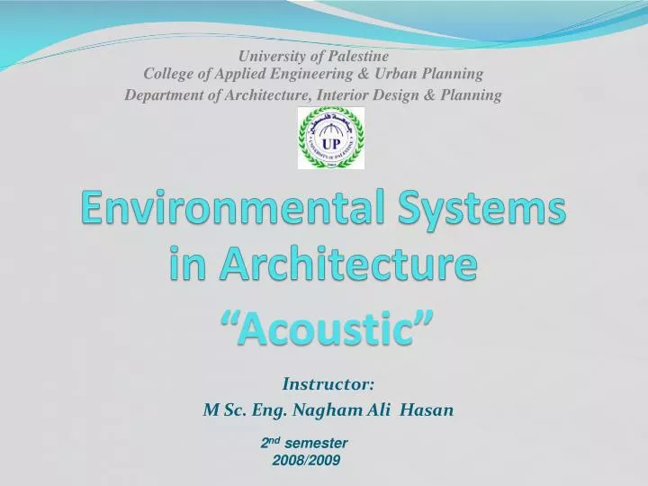 environmental systems in architecture