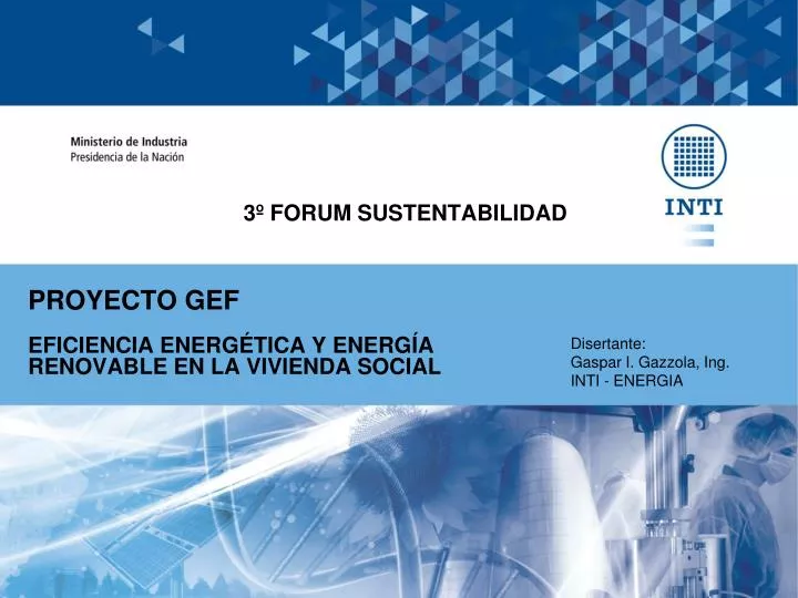 proyecto gef eficiencia energ tica y energ a renovable en la vivienda social