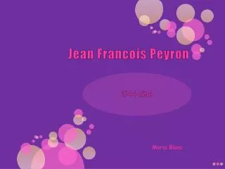 jean fran ois peyron