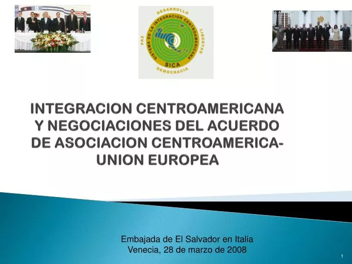 integracion centroamericana y negociaciones del acuerdo de asociacion centroamerica union europea