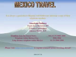 MEXICO TRAVEL
