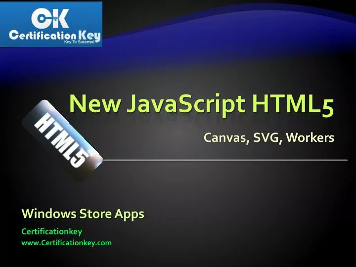new javascript html5